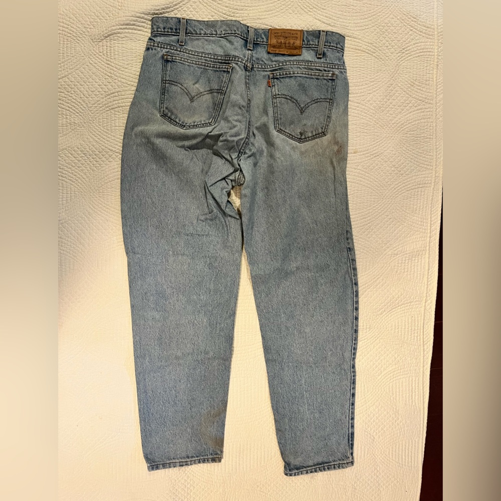 Levis 550, Blue, 38”W, 32”L, Great condition